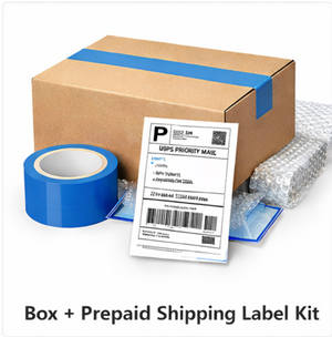 Box + Prepaid Shipping Label Kit